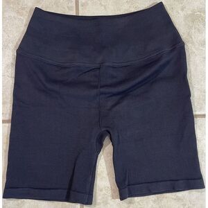 Nux Womens Shorts XL Black Athletic Stretch Micro Fiber‎ Nylon Spandex